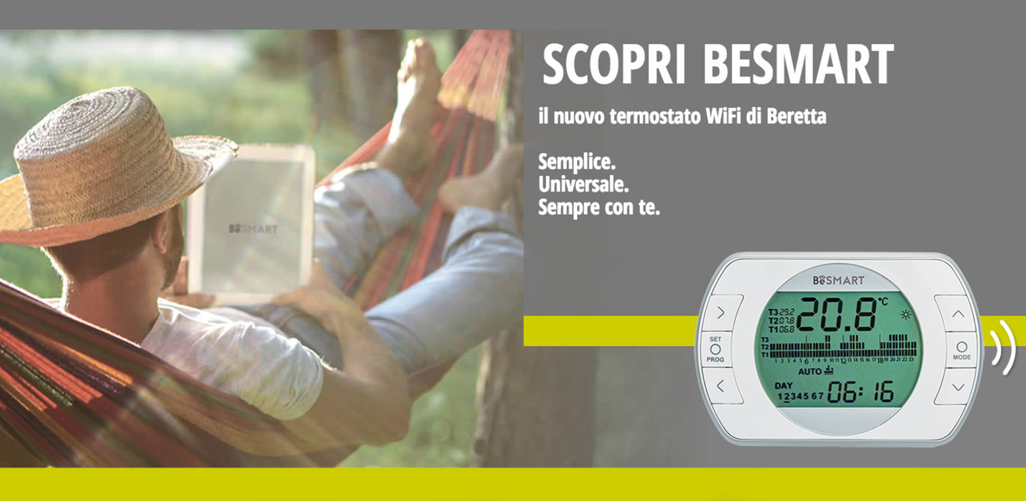 BSmart il nuovo termostato Wifi Beretta